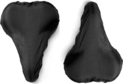 Merkloos 2x Zwarte Zadelhoes Waterdicht - Voordelige Zadelhoezen Voor De Fiets