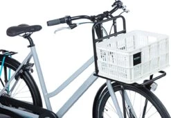 Basil Fietskrat S - Klein - 17.5 Liter - Wit -Fietswereld Verkoop 1200x828 3