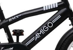 Amigo BMX Fun Jongensfiets - Kinderfiets 16 Inch - Matzwart -Fietswereld Verkoop 1200x830