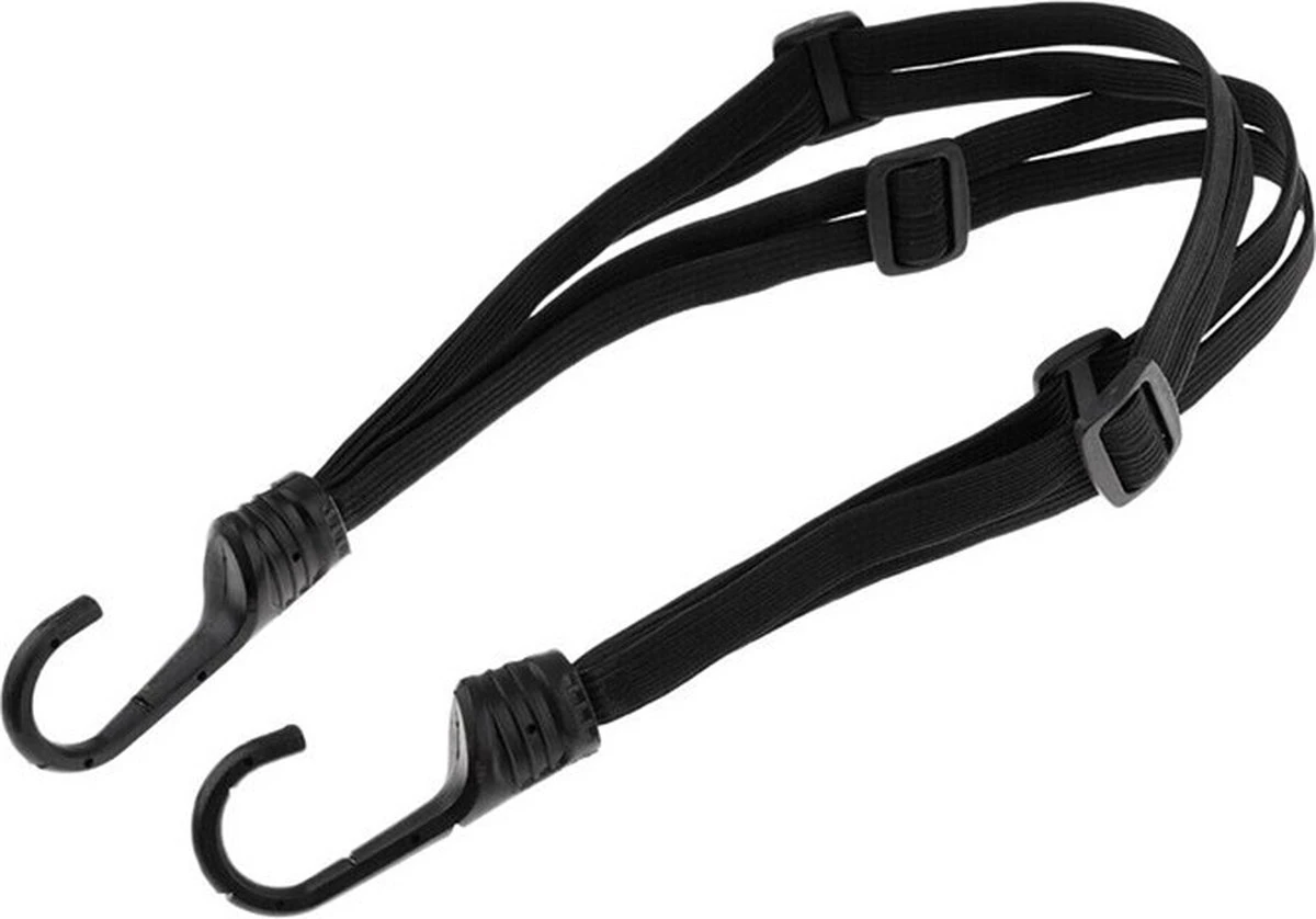 Spinbinder Voor Motor, Fiets, En Scooter - Zwart 3 Spinbinder Voor Motor, Fiets, En Scooter - Zwart