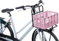 Basil Fietskrat S - Small - 17.5 Liter - Roze -Fietswereld Verkoop 1200x841 2