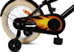 SJOEF Cruise Jongensfiets 16 Inch - Zwart -Fietswereld Verkoop 1200x842