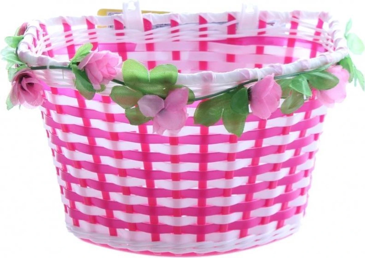 Volare Gevlochten Fietsmand Met Bloemen 9 Volare Gevlochten Fietsmand Met Bloemen - Afbeelding 7