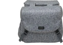 New Looxs Ivy Mondi Joy Dubbele Fietstas - 38 Liter - Walnoot Ivy Grijs/Groen -Fietswereld Verkoop 1200x867 2