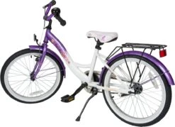 Bikestar 20 Inch Classic Kinderfiets, Lila / Wit -Fietswereld Verkoop 1200x868