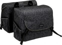 New Looxs Ivy Mondi Joy Dubbele Fietstas - 38 Liter - Walnoot Ivy Grijs/Groen -Fietswereld Verkoop 1200x869 4