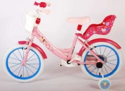 Volare Disney Princess Kinderfiets - Meisjes - 16 Inch - Roze Blauw - Twee Handremmen -Fietswereld Verkoop 1200x877 1