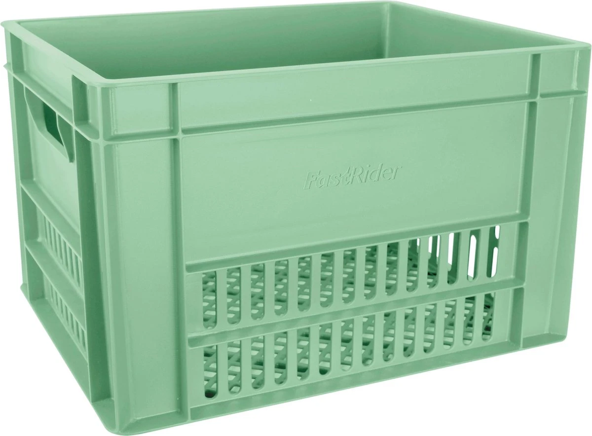 Fastrider Fietskrat Groot - Mint Groen - 34L 3 Fastrider Fietskrat Groot - Mint Groen - 34L