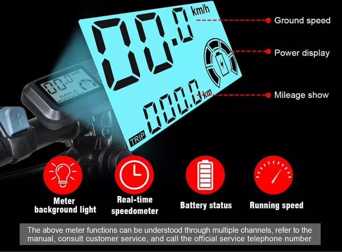 Samebike Elektrische Vouwfiet - Shimano 7 Speed Derailleur - 48V/ 10Ah Lithium Batterij - Aluminium -sportief/modern - 35km/u - Wit 13 Samebike Elektrische Vouwfiet - Shimano 7 Speed Derailleur - 48V/ 10Ah Lithium Batterij - Aluminium -sportief/modern - 35km/u - Wit - Afbeelding 11