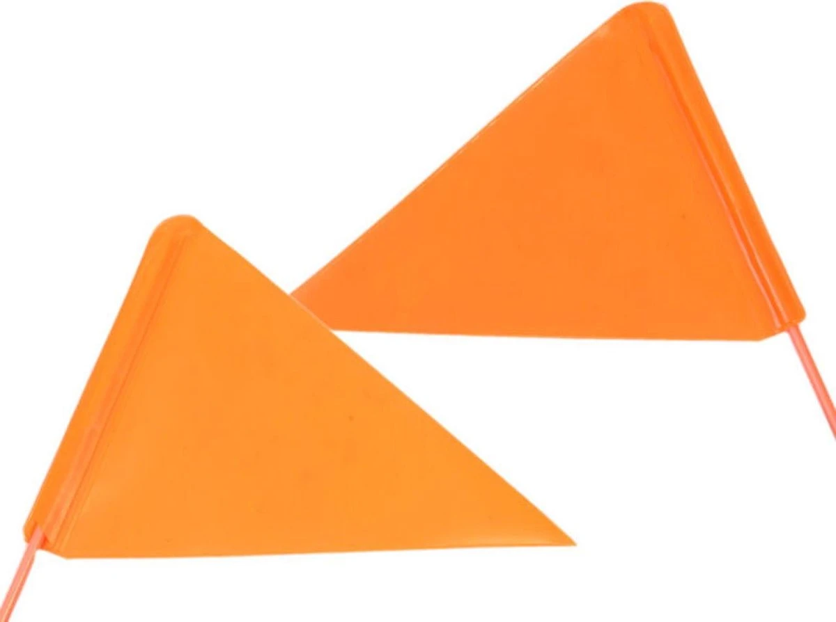 Johntoy - Fietsvlag - Kinderen - Oranje 4 Johntoy - Fietsvlag - Kinderen - Oranje - Afbeelding 2