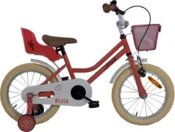 2Cycle Paris Meisjesfiets - 16 Inch - Roze-Wit - Met Poppenzitje - Meisjesfiets -Fietswereld Verkoop 1200x907 1