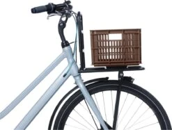 Basil Fietskrat S - Klein - 17.5 Liter - Wit -Fietswereld Verkoop 1200x909