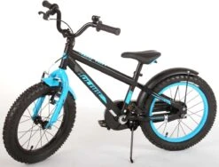 Volare Rocky Kinderfiets - 16 Inch - Zwart Blauw - 95% Afgemonteerd - Prime Collection -Fietswereld Verkoop 1200x911 1