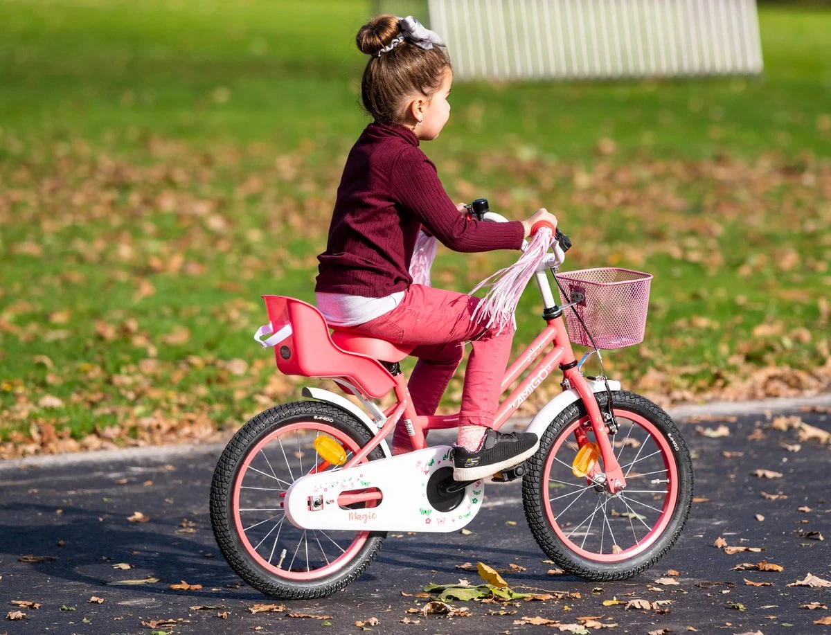 Amigo Magic Meisjesfiets - Kinderfiets 12 Inch - Wit 8 Amigo Magic Meisjesfiets - Kinderfiets 12 Inch - Wit - Afbeelding 6