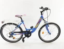 Sprint Starlet - Meisjesfiets 24 Inch - 6 Versnellingen Shimano - Blauw/Wit - Framemaat:38 Cm - BK22SI8740 BI