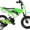 Volare Motobike Kinderfiets - Jongens - 12 Inch - Groen - 95% Afgemonteerd -Fietswereld Verkoop 1200x927