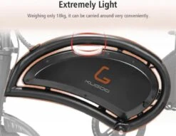 Matrix E Bike - Kugoo B2 Pro - Elektrische Opvouwbare Fiets/step 14 Inch 400W - Met Trappers - Snelheid Max. 45 Km/u -Fietswereld Verkoop 1200x928