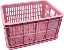 Basil Fietskrat S - Small - 17.5 Liter - Roze -Fietswereld Verkoop 1200x934