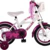 Volare Heart Cruiser Kinderfiets - Meisjes - 12 Inch - Wit Paars -Fietswereld Verkoop 1200x944