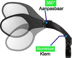 Merkloos Life-X Fietsspiegel – Ebike – 360° Verstelbaar – Links -Fietswereld Verkoop 1200x959 2