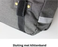 Dubbele Fietstas Grijs/zwart - Kleine Fietstas Dubbel - Fietstassen Waterdicht - 23 Liter - Fluorescerend - Stevige Fietstas -Fietswereld Verkoop 1200x965