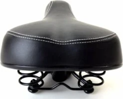 Benson Comfort Fietszadel Zwart -Fietswereld Verkoop 1200x967 2