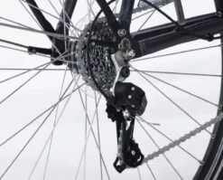 Amigo E-Vibe D1 - Elektrische Stadsfiets Voor Dames - Met 7 Versnellingen - Matgrijs -Fietswereld Verkoop 1200x969