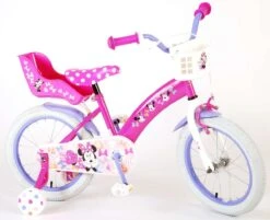 Disney Minnie Cutest Ever! Kinderfiets - Meisjes - 16 Inch - Roze -Fietswereld Verkoop 1200x977