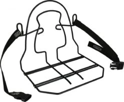 Steco Bagagedrager Verbreder Monkey-mee Staal - 31cm Breed - Zwart