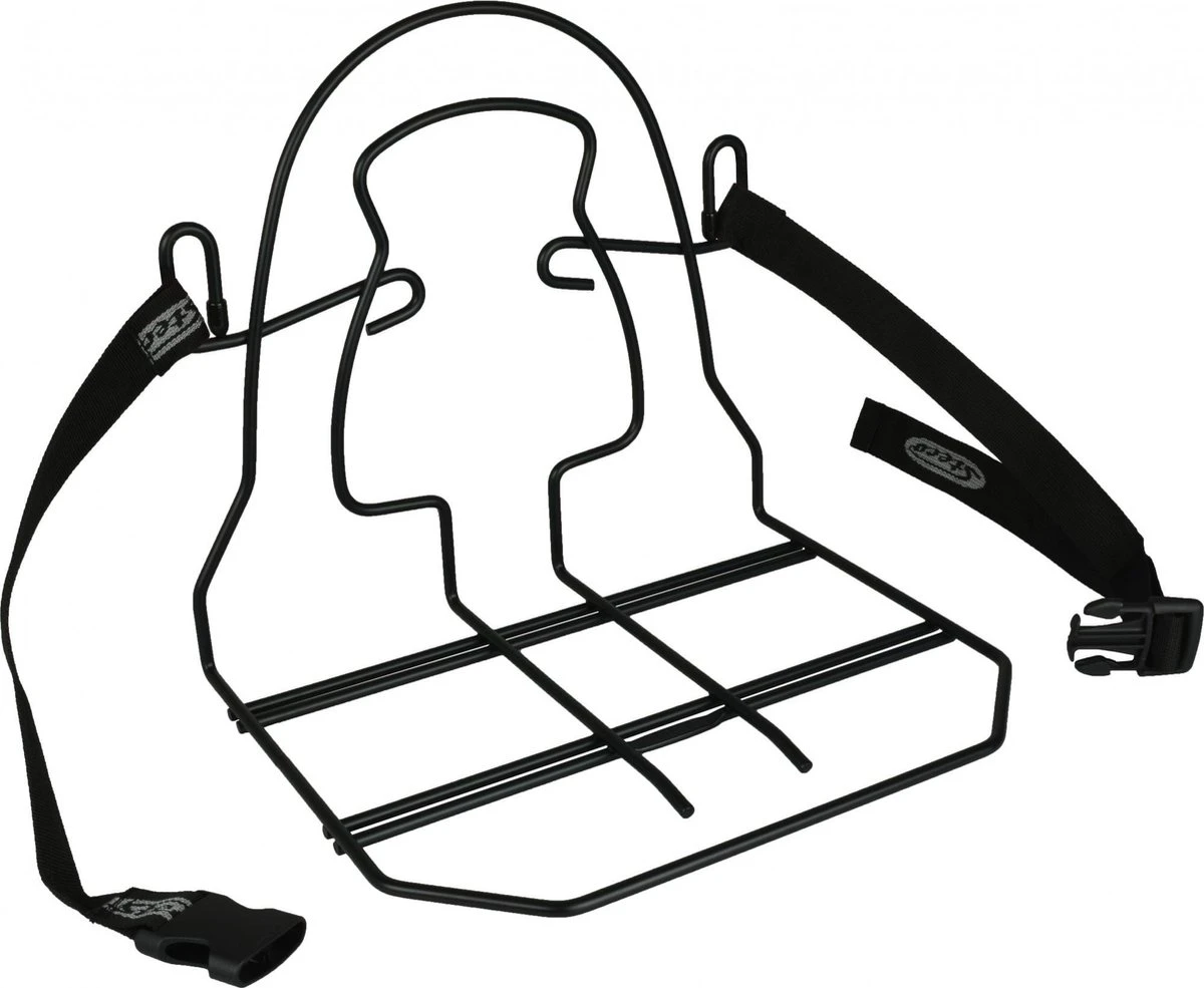 Steco Bagagedrager Verbreder Monkey-mee Staal - 31cm Breed - Zwart 3 Steco Bagagedrager Verbreder Monkey-mee Staal - 31cm Breed - Zwart