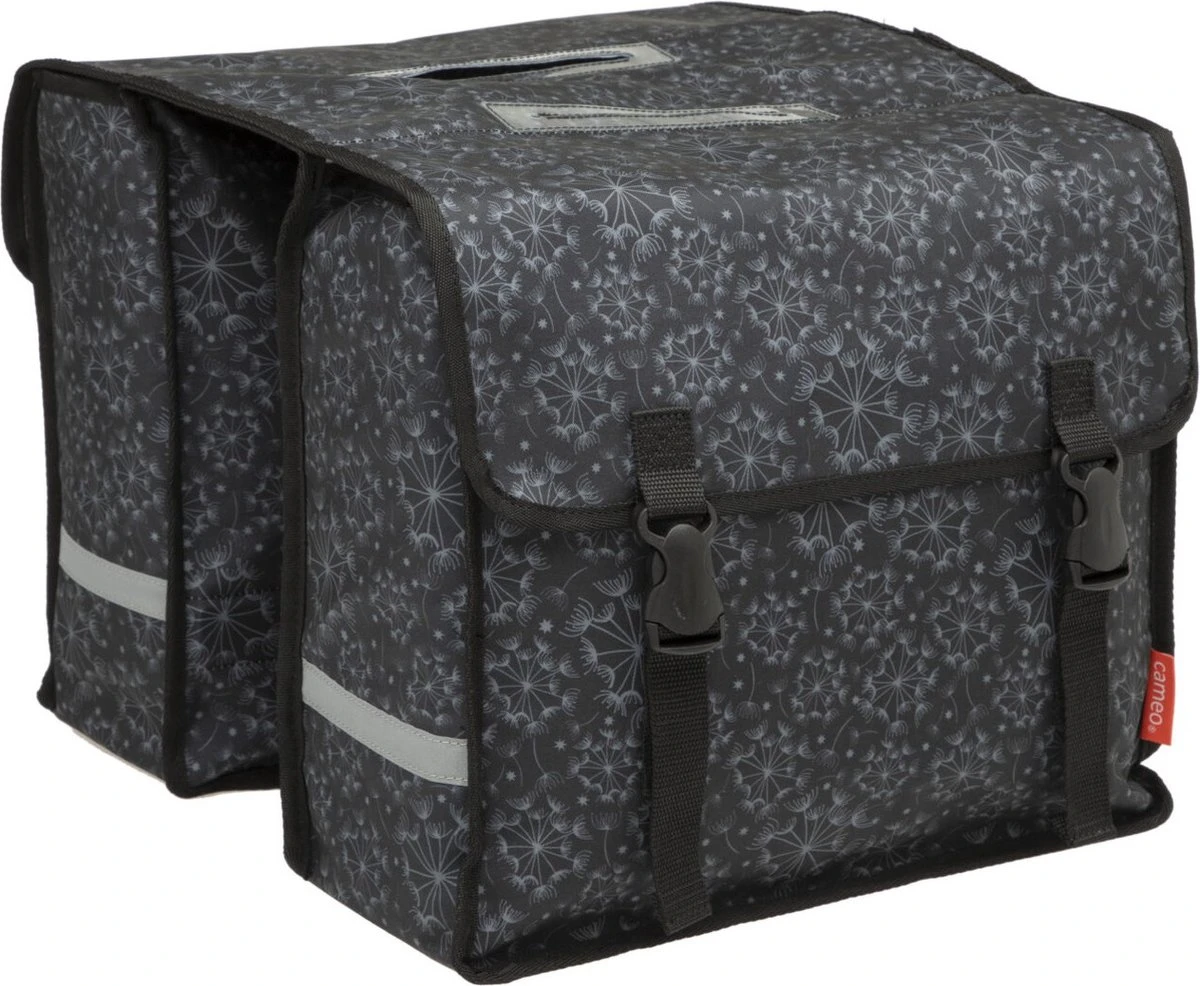 New Looxs Dubbele Fietstas Cameo Double Bag 30 Liter 37 X 12.5 X 33 Cm (2x) - Tara Black 6 New Looxs Dubbele Fietstas Cameo Double Bag 30 Liter 37 X 12.5 X 33 Cm (2x) - Tara Black - Afbeelding 4