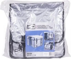Lastpak Bisonyl Dubbele Fietstas - 46 L - Zilver -Fietswereld Verkoop 1200x994 3