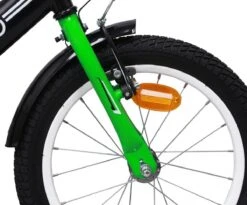 Amigo BMX Fun Jongensfiets - Kinderfiets 16 Inch - Zwart/Groen -Fietswereld Verkoop 1200x995