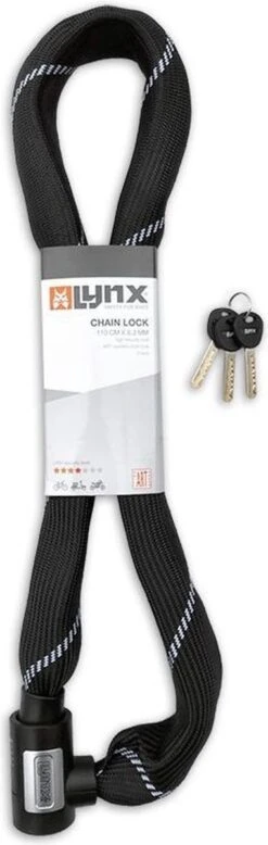 Lynx KETTINGSLOT 8,3 X 110cm ART2* Luxe Hoes-8.3x100-Zwart -Fietswereld Verkoop 381x1200
