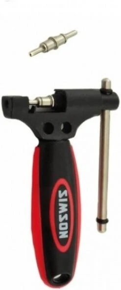 Gereedschap Kettingpons Simson De Luxe Universeel Incl Ponspin 021813 - ROOD -Fietswereld Verkoop 500x1200