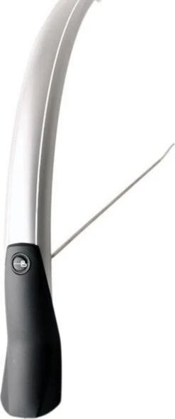 Eurofender Voorspatbord Snello 28 Inch 46 Mm Kunststof Zilver -Fietswereld Verkoop 502x1200