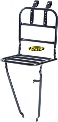 Steco Transport Voordrager Original Voor Fietsen Volwassenen - Zwart -Fietswereld Verkoop 574x1200 1