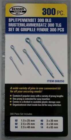 Benson Splitpennen In Assortimentsdoos - 300 Delig 14 Benson Splitpennen In Assortimentsdoos - 300 Delig -Fietswereld Verkoop 610x1200