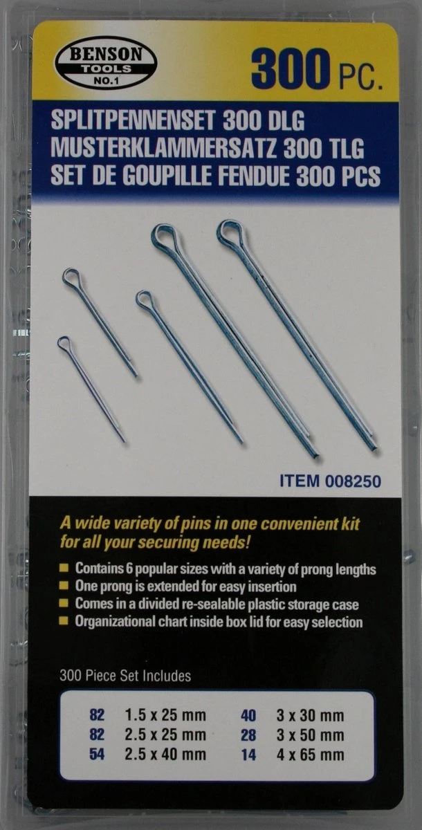 Benson Splitpennen In Assortimentsdoos - 300 Delig 7 Benson Splitpennen In Assortimentsdoos - 300 Delig - Afbeelding 5