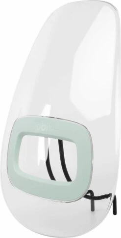 Bobike Windscherm GO - Macaron Grey -Fietswereld Verkoop 613x1200