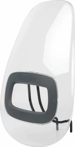 Bobike Windscherm GO - Macaron Grey -Fietswereld Verkoop 617x1200 4