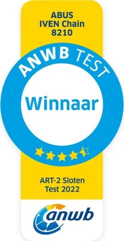 ABUS Iven 8210 Kettingslot - ART2 - 140 Cm - Winnaar ANWB Slotentest 2022 -Fietswereld Verkoop 620x1200