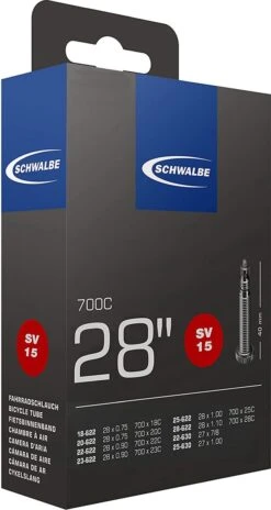 Schwalbe SV15 - Binnenband Race Fiets - Frans Ventiel - 40 Mm - -Fietswereld Verkoop 639x1200