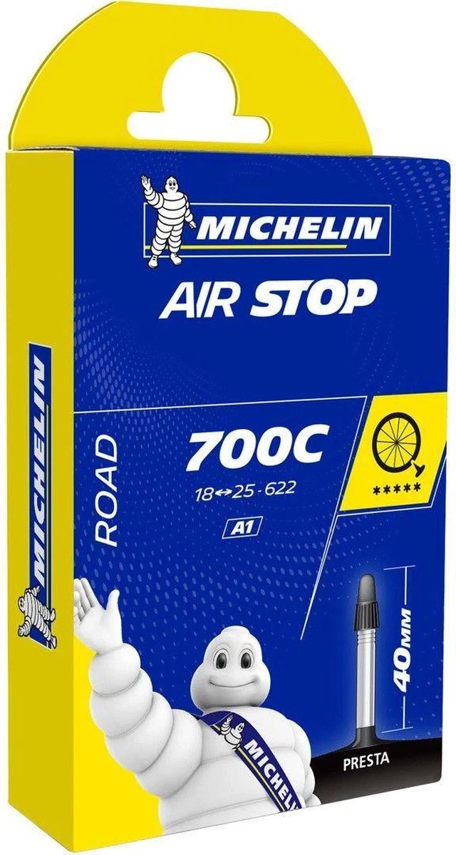 Michelin Binnenband Airstop A1 18/23-622 Inch Fv 40 Mm Zwart 7 Michelin Binnenband Airstop A1 18/23-622 Inch Fv 40 Mm Zwart - Afbeelding 5