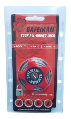 Safeman Mountainbike & Racefiets Slot | Fietsslot | Compact & Multifunctioneel | Rood | 75cm -Fietswereld Verkoop 716x1200 1