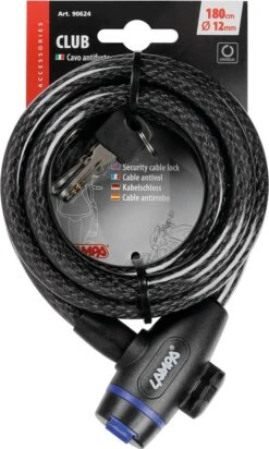 Kabelslot Fietsslot Supersterk| Krasvrije Kunststof Coating | Inclusief 2 Sleutels 180cm Lang -Fietswereld Verkoop 720x1200 1