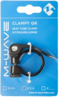 M-Wave Zadelpenklem Met Snelspanner - Ø 31.8 Mm - Zwart -Fietswereld Verkoop 738x1200