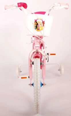 Volare Disney Princess Kinderfiets - Meisjes - 16 Inch - Roze Blauw - Twee Handremmen -Fietswereld Verkoop 743x1200