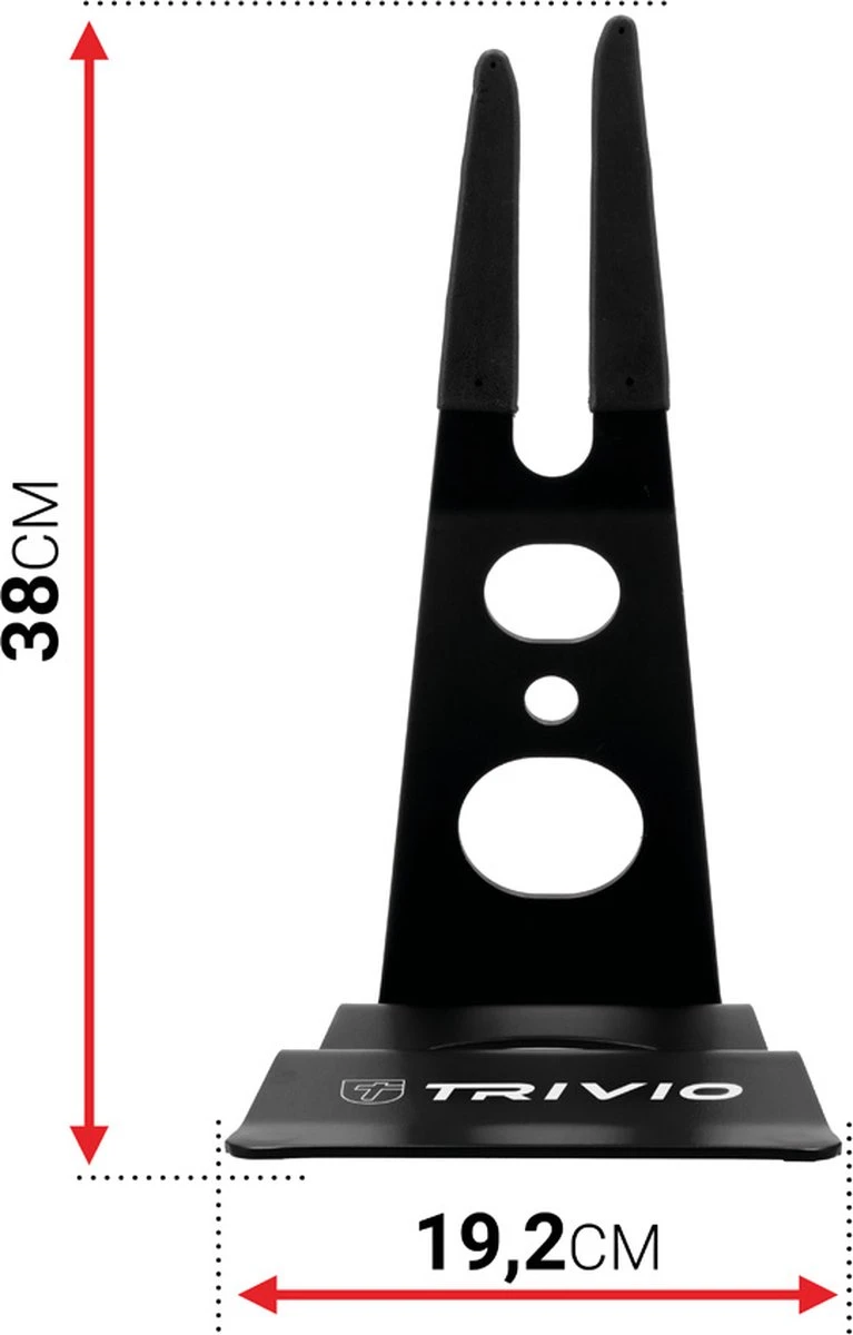 TRIVIO - Fietsstandaard - Zwart - Staal 10 TRIVIO - Fietsstandaard - Zwart - Staal - Afbeelding 8
