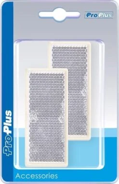 PROPLUS Pro Plus Reflector Zelfklevend - 82 X 36 Mm - Wit - 2 Stuks 26 PROPLUS Pro Plus Reflector Zelfklevend - 82 X 36 Mm - Wit - 2 Stuks -Fietswereld Verkoop 780x1200